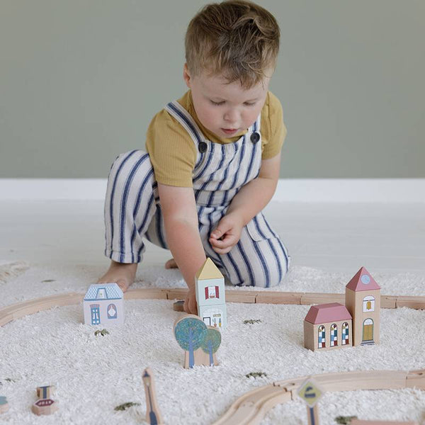 Holzeisenbahn XXL – 107 Teile - Tublu.de