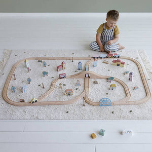 Holzeisenbahn XXL – 107 Teile - Tublu.de