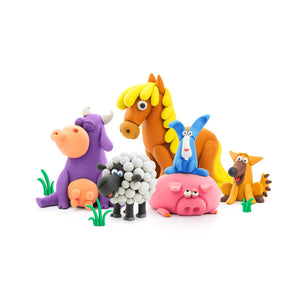 Modelliermasse – Tier-Set