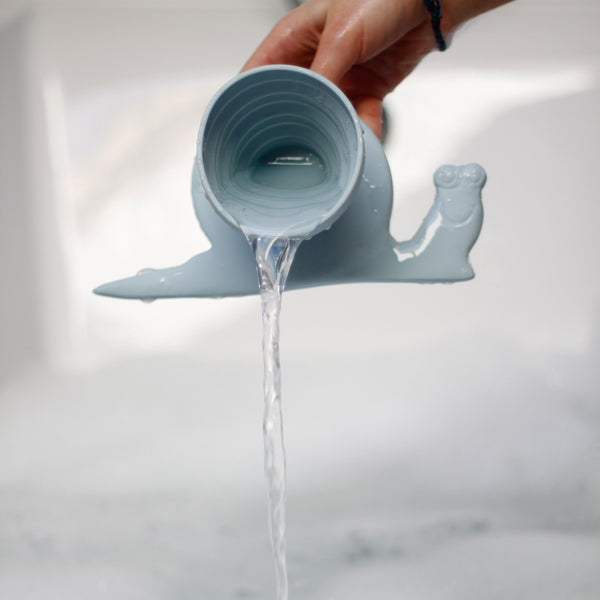 Silikon-Messbecher Schnecke – Puderrosa - Tublu.de