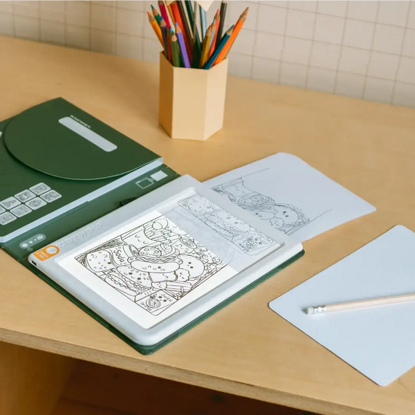 Beleuchtetes Tablet zum Nachzeichnen mit Bleistift – 30 Vorlagen - Meli-Melo
