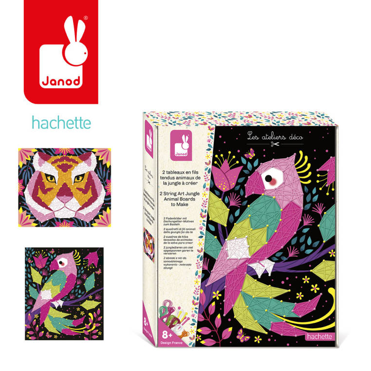 Kreativset 3D-String-Art – Dschungeltiere 8+ - Tublu.de