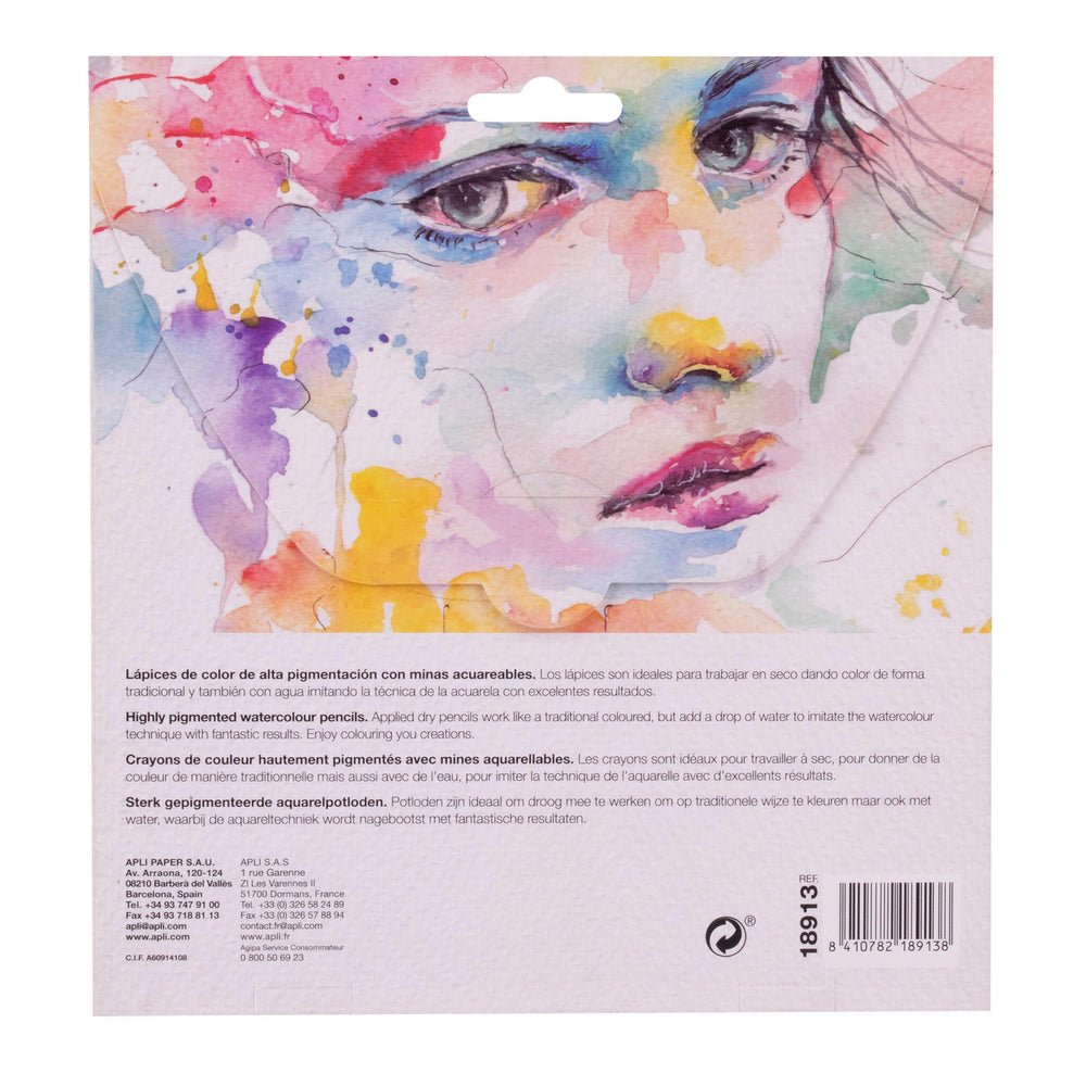Wasserfarbenstifte mit Pinsel – 24 Farben - Tublu.de