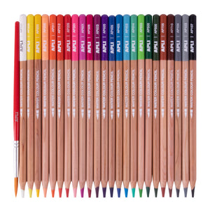 Wasserfarbenstifte mit Pinsel – 24 Farben - Tublu.de