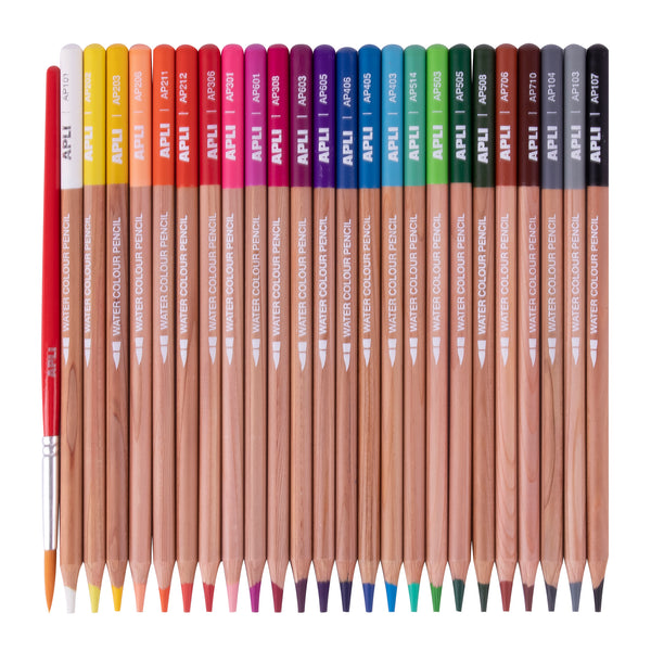 Wasserfarbenstifte mit Pinsel – 24 Farben - Tublu.de