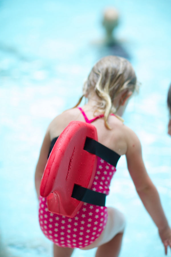 Haifischflossen-Schwimmgürtel für Kinder – Rot
