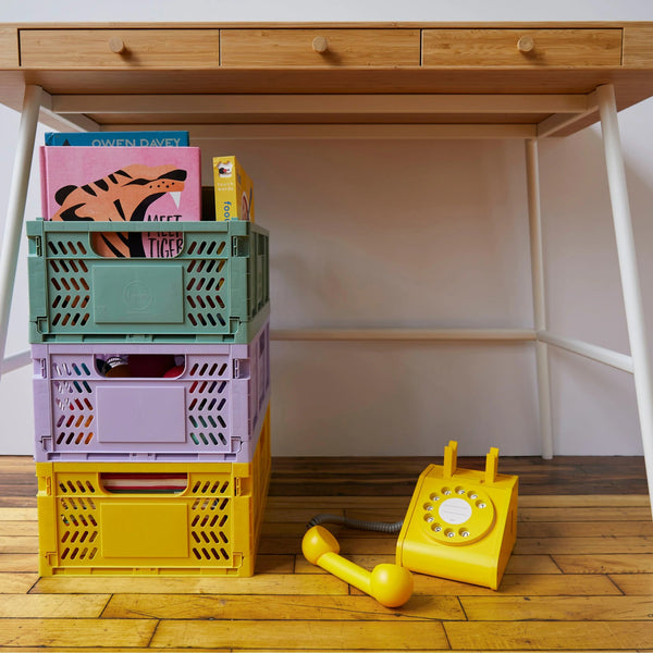 Faltbare Spielzeugkiste Medium – Grün