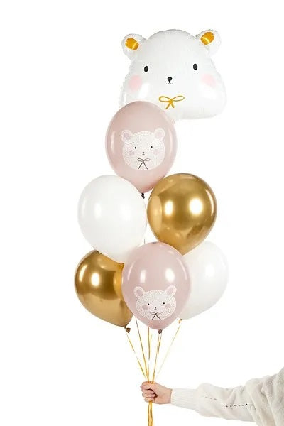 Ballons, 6 Stück – Eisbär, 30 cm