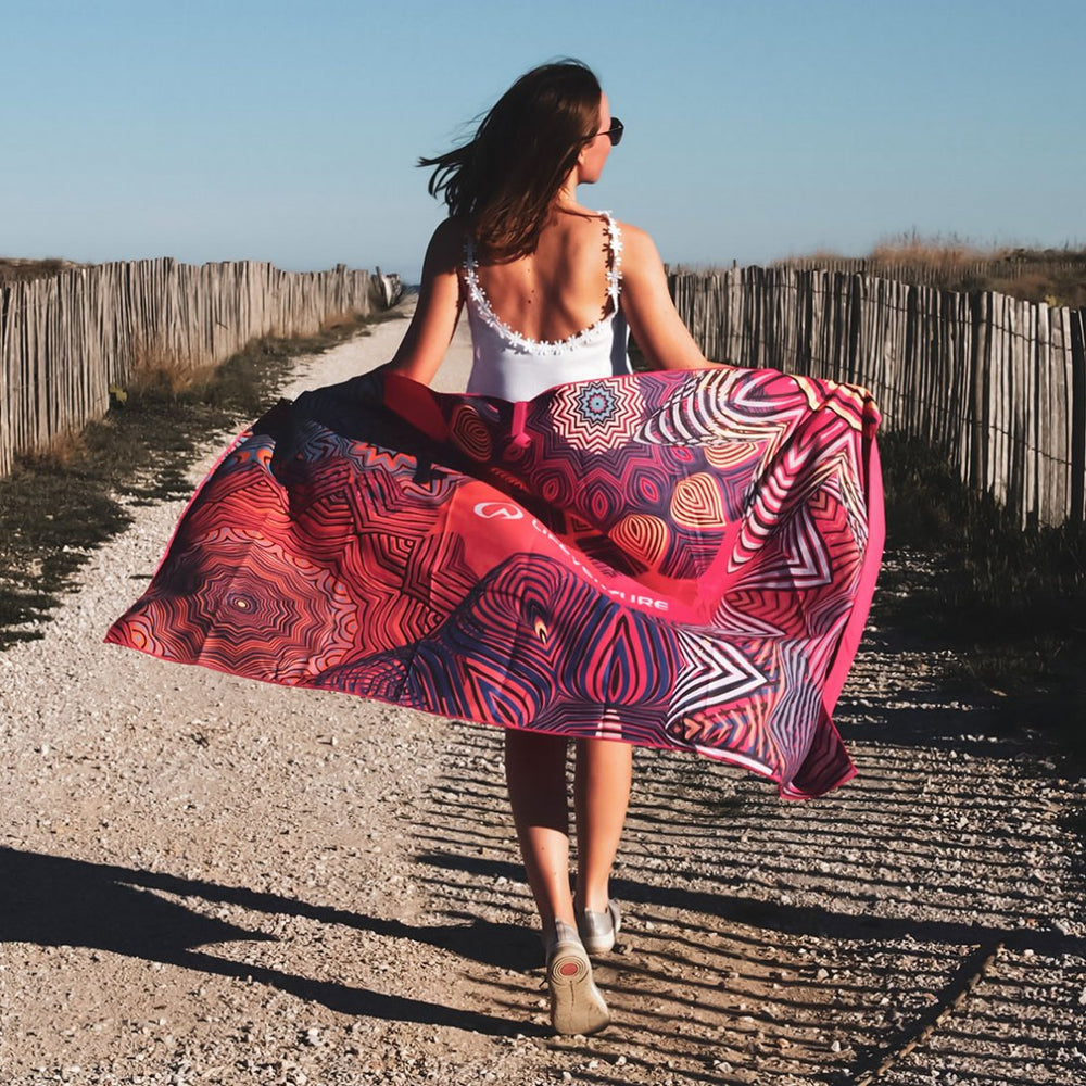 Schnelltrocknendes Handtuch SoftFibre – Mandala 150 x 90 cm