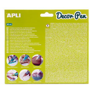 Gelstifte mit 3D-Effekt – Fluoreszierend 6 Farben - Tublu.de