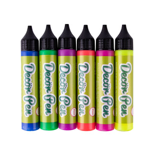 Gelstifte mit 3D-Effekt – Fluoreszierend 6 Farben - Tublu.de