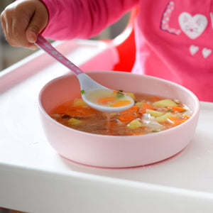 Esslernschüssel für Babys Doidy Bowl – rosa
