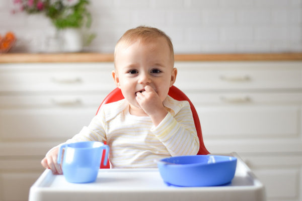 Esslernschüssel für Babys Doidy Bowl – blau