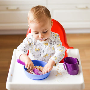 Esslernschüssel für Babys Doidy Bowl – blau