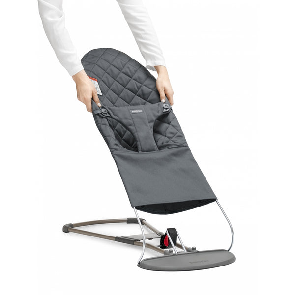 Zusätzlicher Stoffsitz für Babywippe BLISS COTTON – Anthrazit