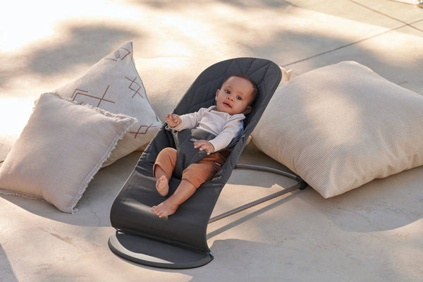 Zusätzlicher Stoffsitz für Babywippe BLISS COTTON – Anthrazit