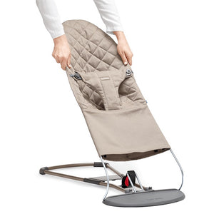Zusätzlicher Stoffsitz für Babywippe BALANCE BLISS – Sandgrau