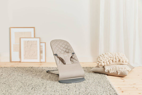 Zusätzlicher Stoffsitz für Babywippe BALANCE BLISS – Sandgrau