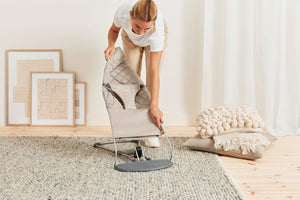 Zusätzlicher Stoffsitz für Babywippe BALANCE BLISS – Sandgrau