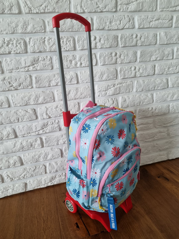 Dreiteiliger Schulrucksack auf Rollen Oslo – Daisy