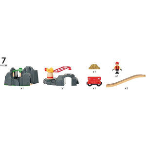 Bergtunnel mit Aufzug