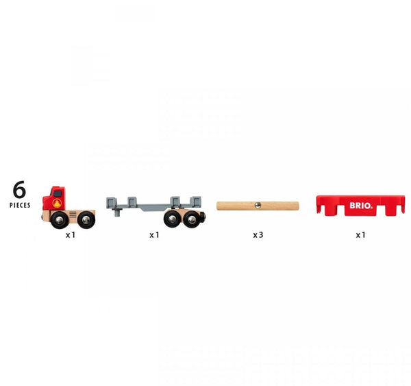 Holztransport-Lkw