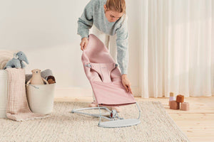 Babywippe BLISS 3D Jersey – Hellrosa