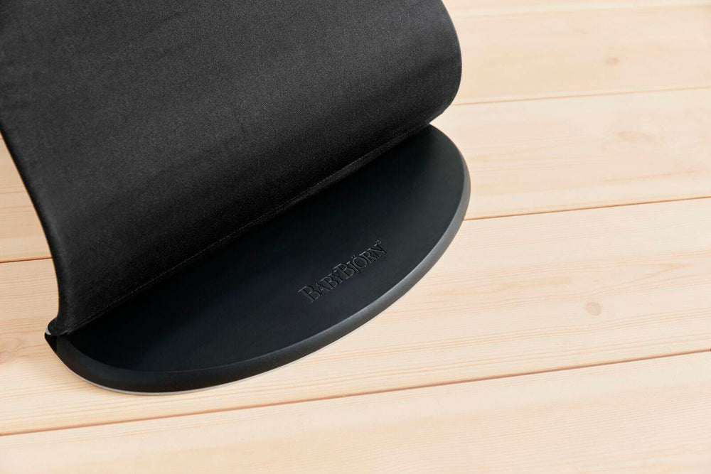 Babywippe BALANCE SOFT COTTON – Schwarz/Dunkelgrau