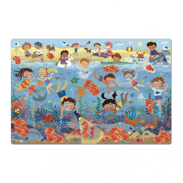 Puzzle mit Zauberbrille – Strand 4+ - Tublu.de