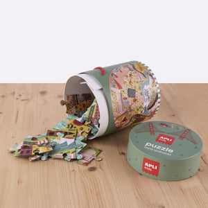 Runde Puzzles in einer Tube – Weltmonumente 5+ - Tublu.de