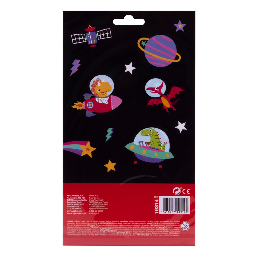 Aufkleber – Dinosaurier im Weltraum - Tublu.de