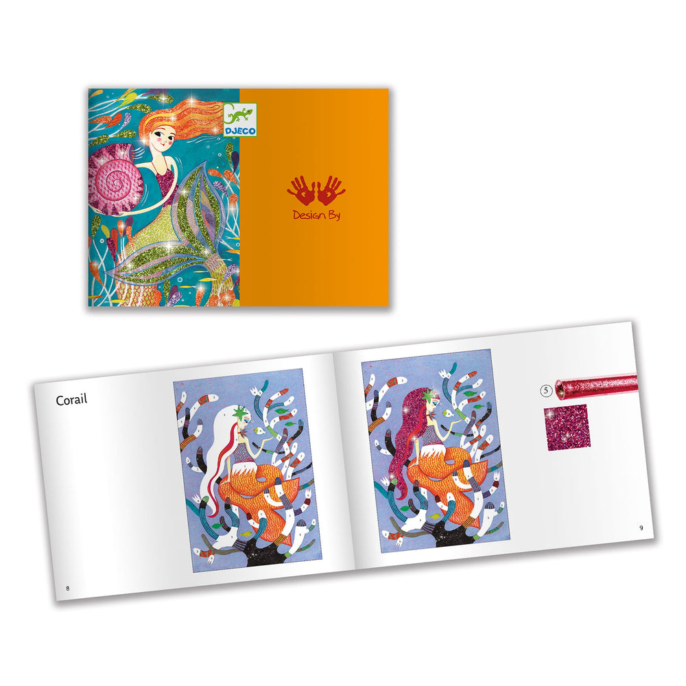 Kunstset mit Glitzer  - Meerjungfrauen - Tublu.de