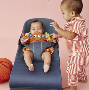 Babywippe BLISS 3D – Blau Jersey