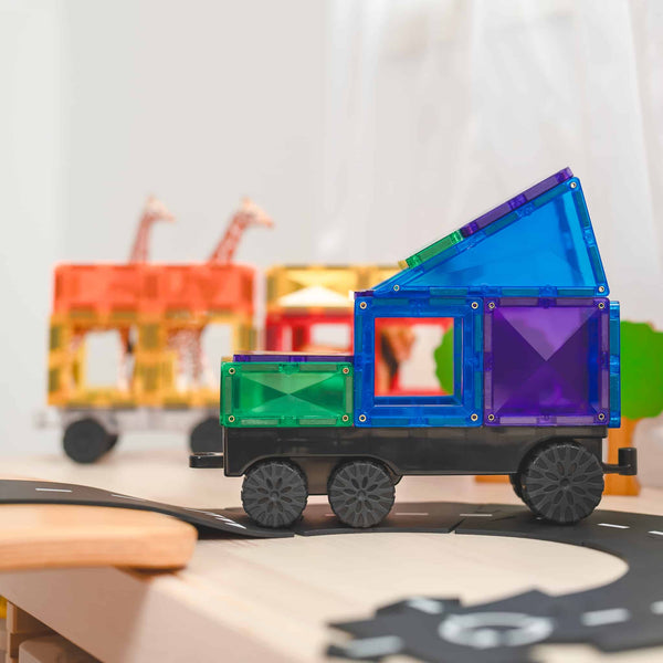 Magnetbausteine – Rainbow Transport-Set 50 Teile - Tublu.de