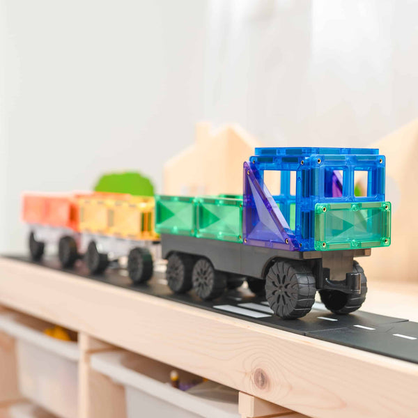 Magnetbausteine – Rainbow Transport-Set 50 Teile - Tublu.de