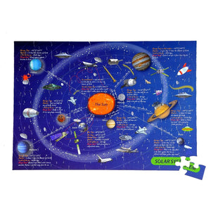 Puzzle in einer Metallkugel – Weltraumkarte, 100 Teile