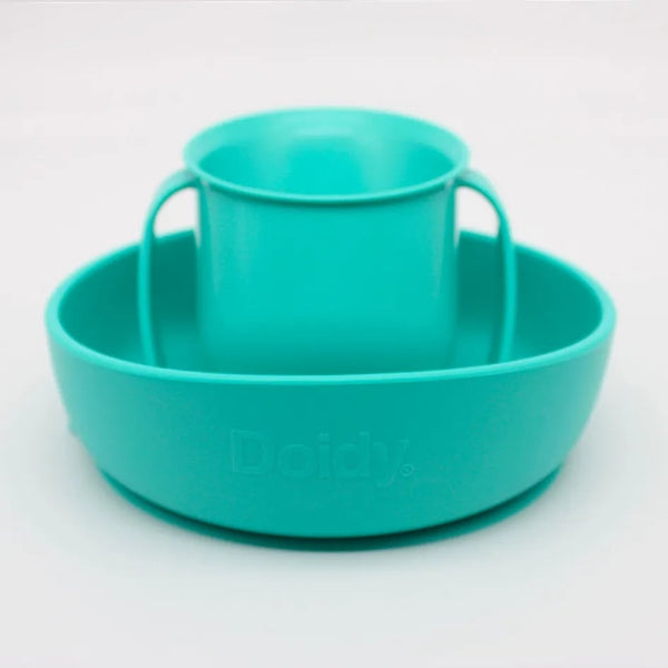 Esslernschüssel für Babys Doidy Bowl – marineblau