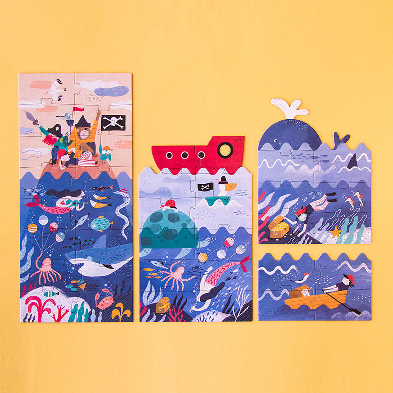 Progressive Puzzles für Kinder – Entdecke Schätze - Tublu.de