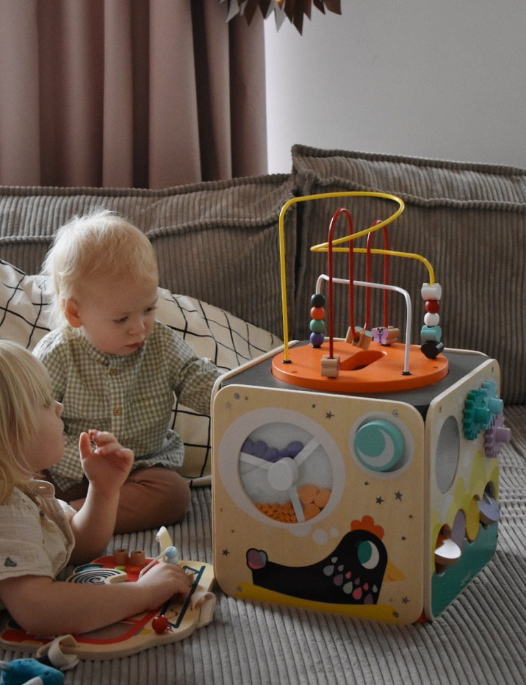 Multifunktionaler Lernwürfel mit Schlaufe, groß - Tublu.de