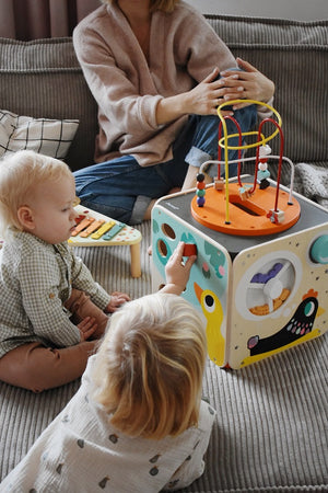 Multifunktionaler Lernwürfel mit Schlaufe, groß - Tublu.de