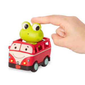 Set mit 3 weichen Sensorik-Autos mit fröhlichen Passagieren – Bus, Polizeiauto, Rennwagen - Tublu.de