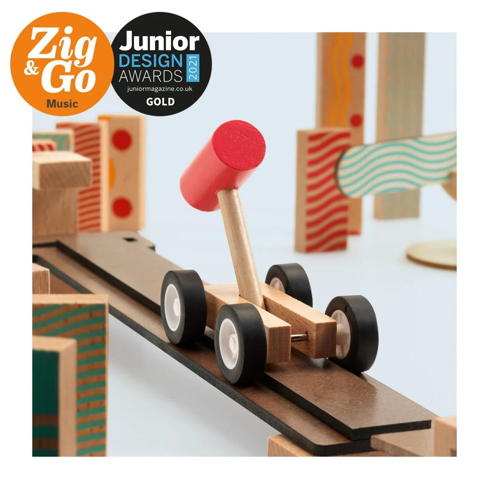 Set zum Bauen von Bahnen Zig&Go  - 52 Teile - Tublu.de