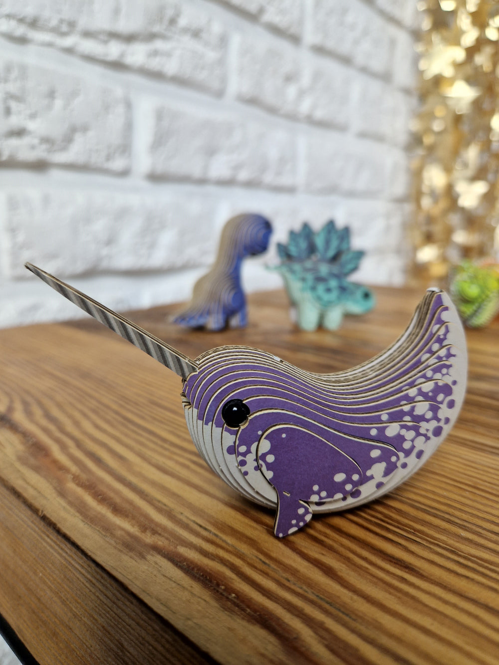 Öko-Puzzle 3D – Narwal - Tublu.de