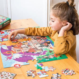 Beobachtungspuzzle – Schloss 104 Teile 5+ - Tublu.de