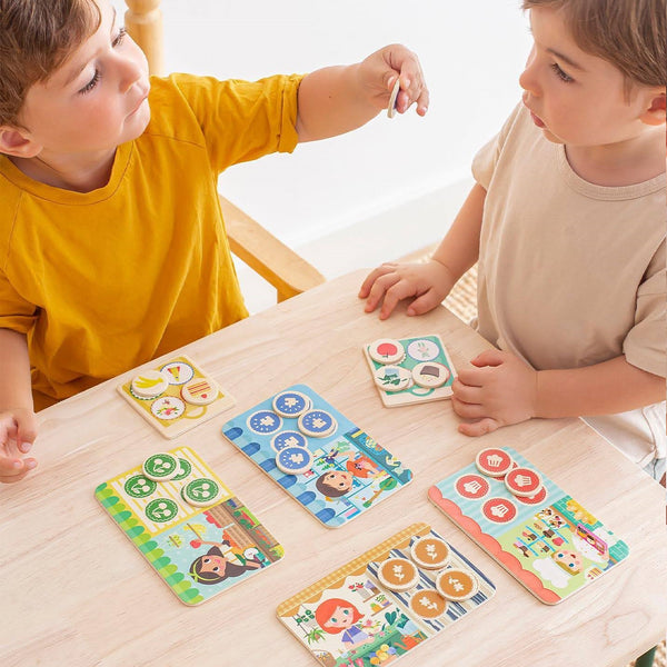 Holzspiel – Memo Lotto Einkaufen - Tublu.de