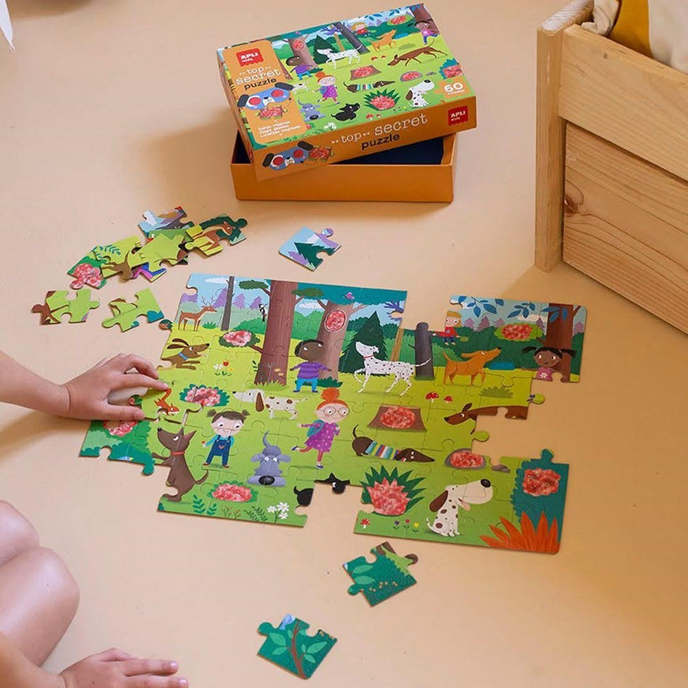 Puzzle mit Zauberbrille – Hunde 4+ - Tublu.de