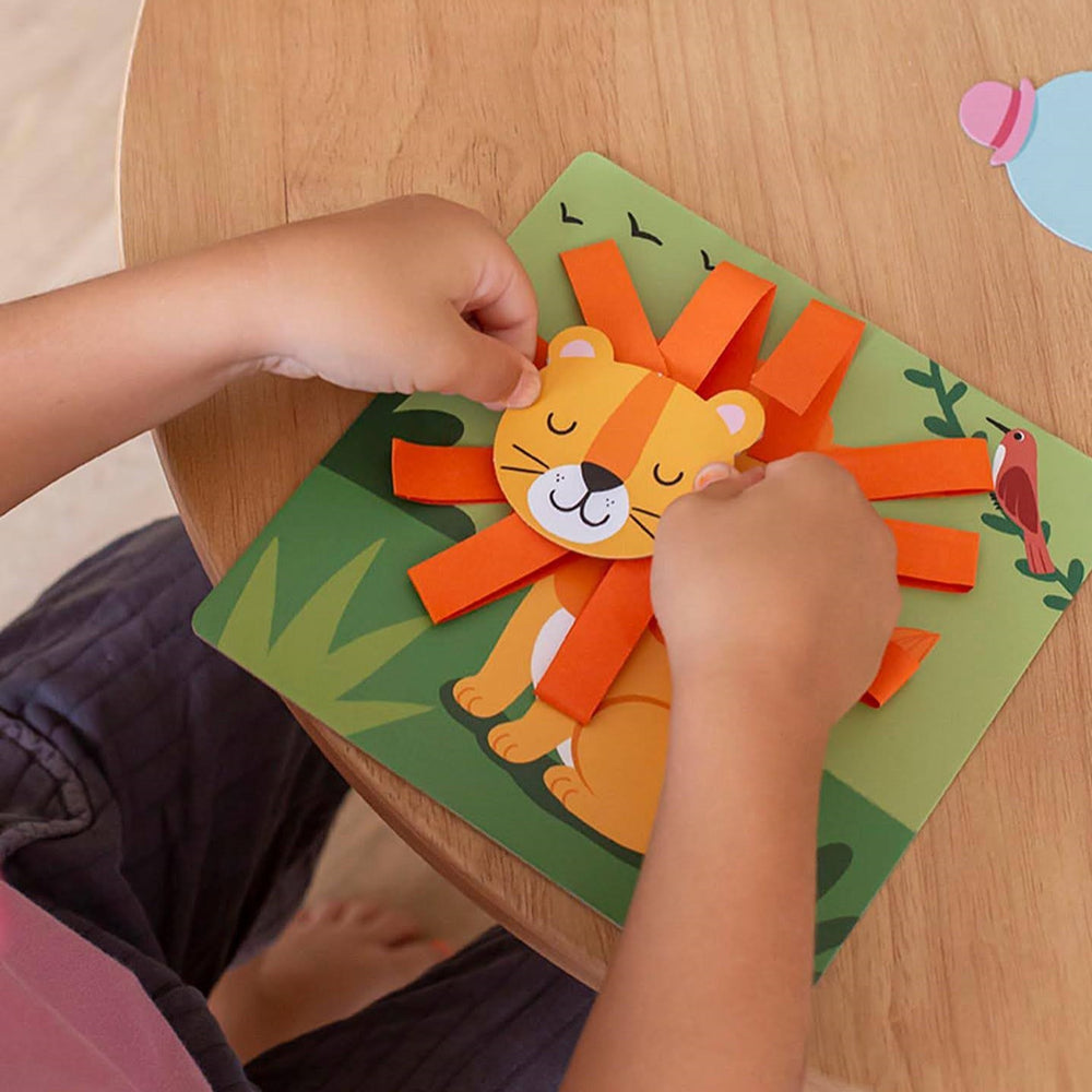 Mein erstes Kunstset – Papier-Schleifen - Tublu.de