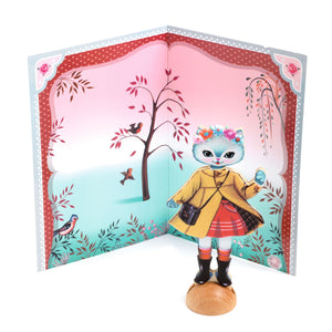 Kleine Ankleidezimmer mit Aufklebern  - Kätzchen - Tublu.de