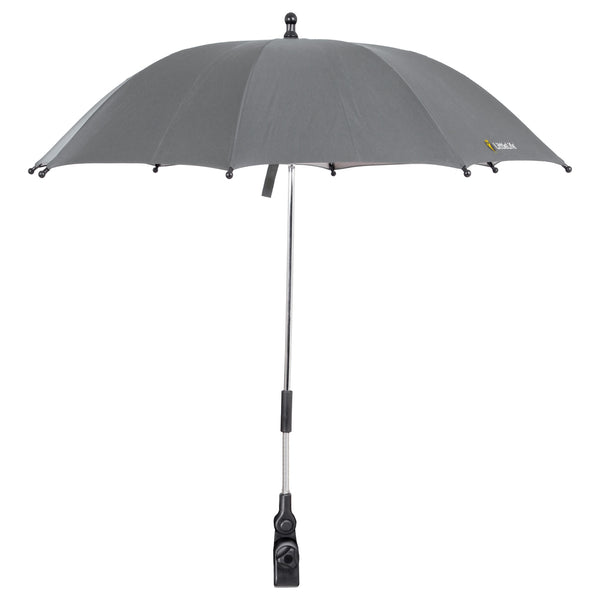 Regenschirm für den Kinderwagen – Grau