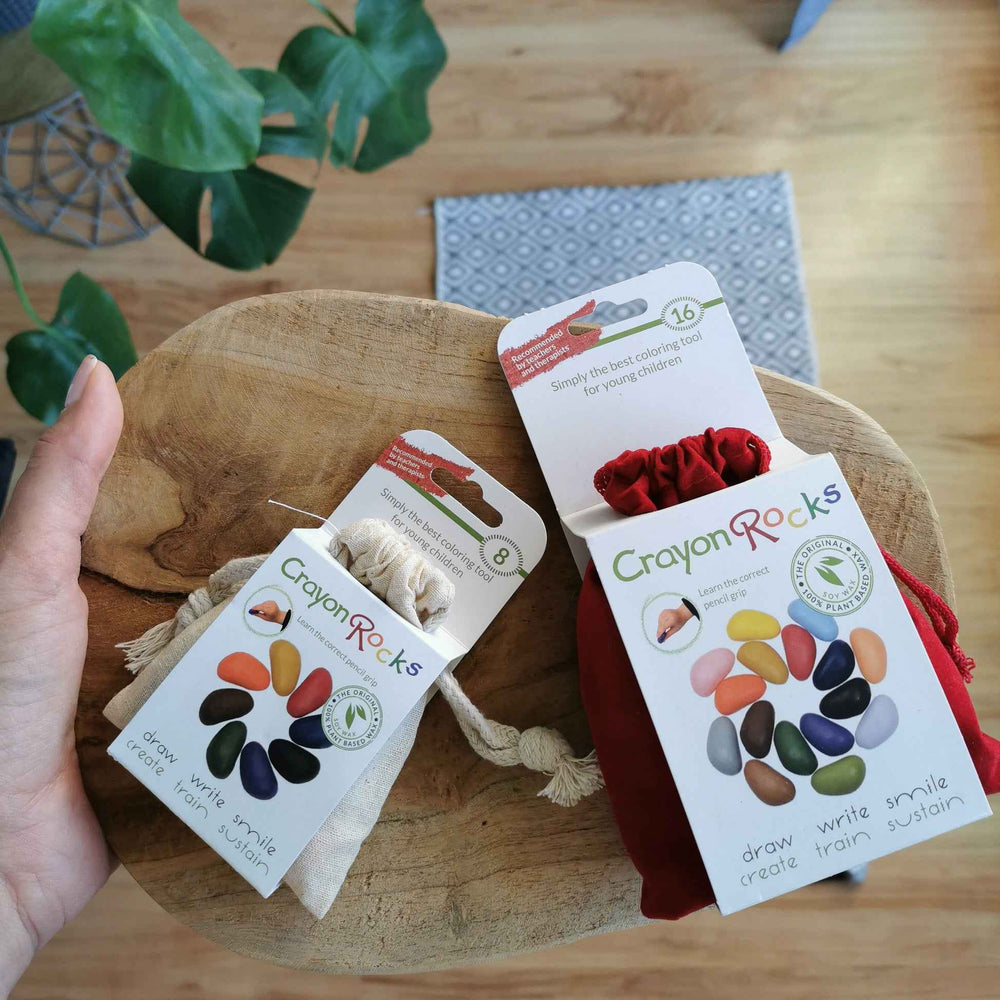 Buntstifte in einem Samtbeutel – 16 Farben - Tublu.de